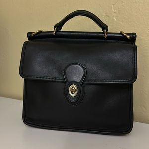 Vintage Coach, Black Willis bag